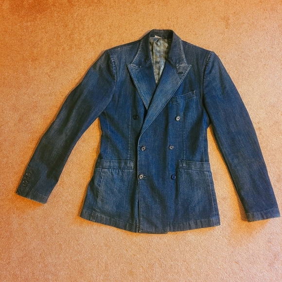 Dolce and Gabbana Mens DenimBlazer